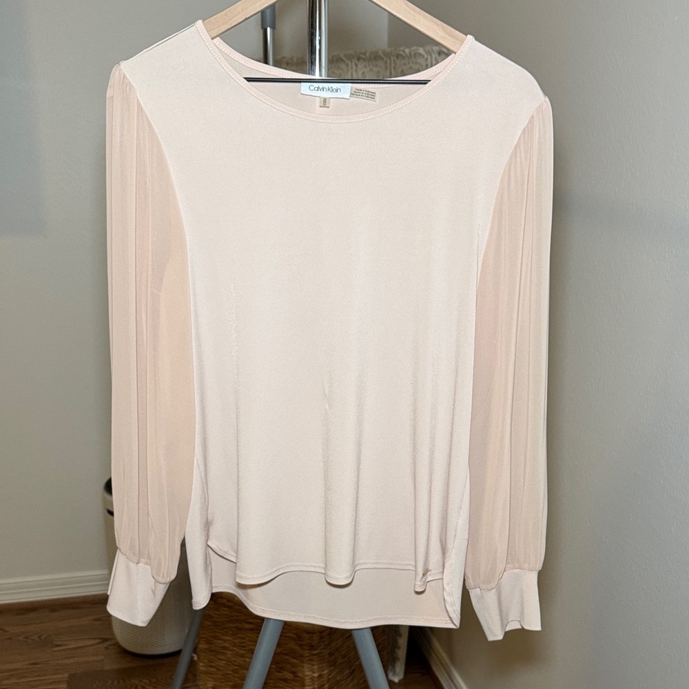 Calvin Klein Soft Beige Blouse